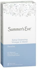 Summer's Eve Douche X-Cleansing Twin bottle front shows gentle, pH-balanced formula.