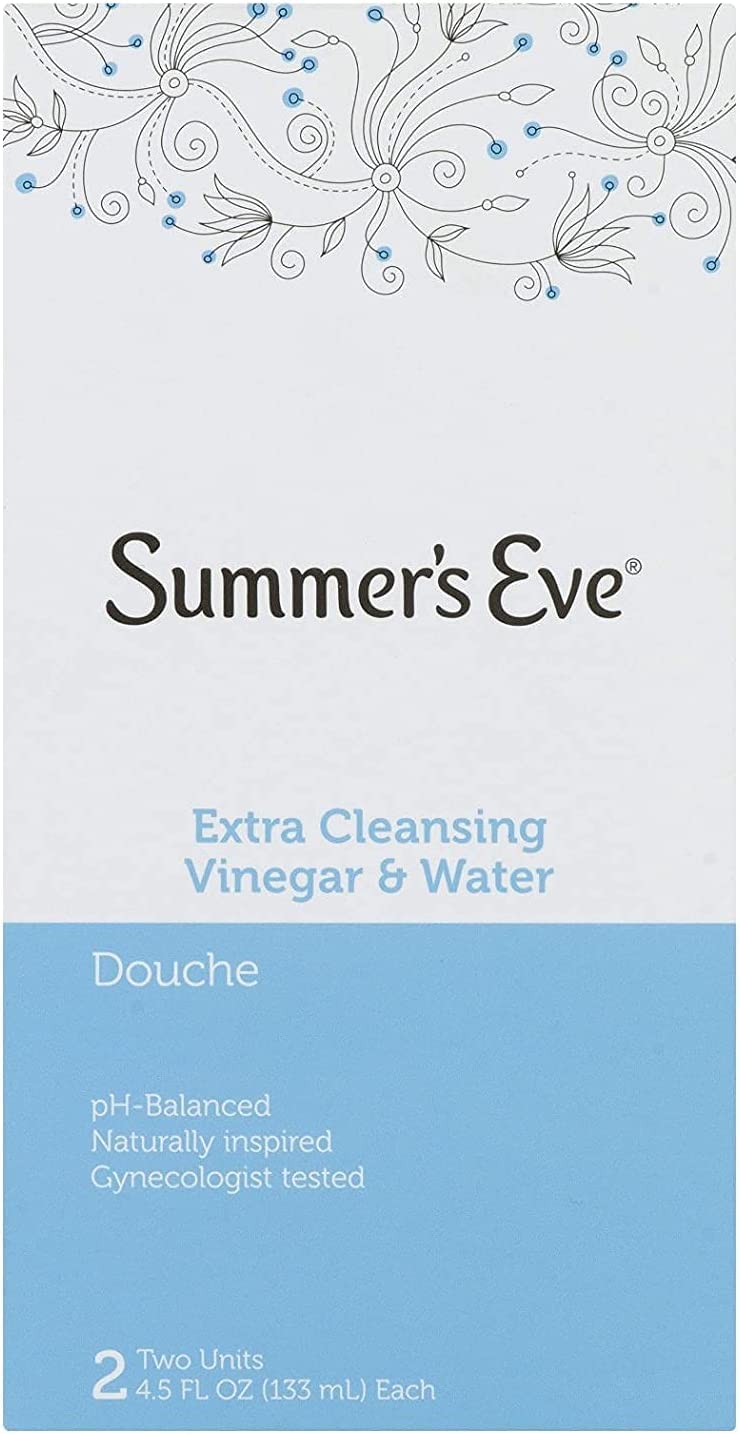Summer's Eve Douche X-Cleansing Twin boxed kit for easy, gentle cleansing.