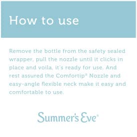 Summer's Eve Douche X-Cleansing Twin packaging emphasizes naturally inspired ingredients.