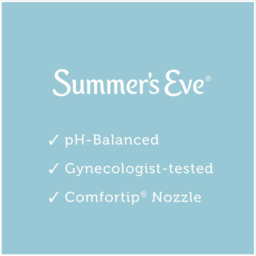 Summer's Eve Extra Cleansing Vinegar & Water Douche packaging highlights multi-pack convenience