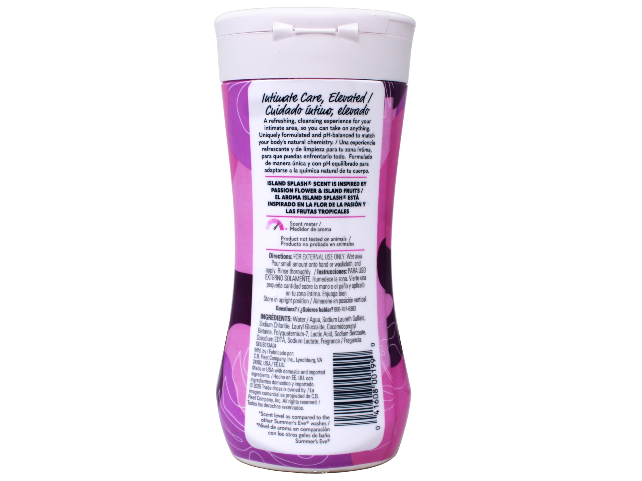Summer's Eve Island Splash 5-pack display for convenient care