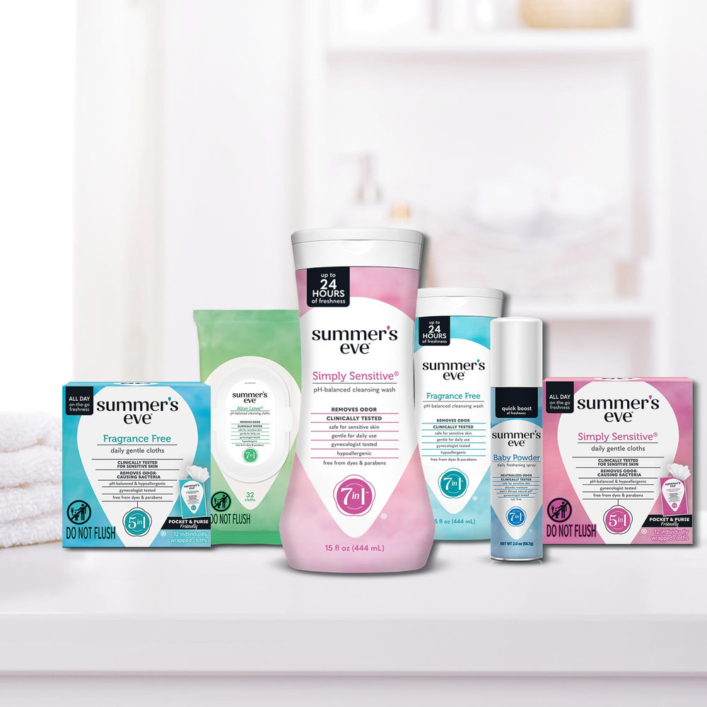 Gynecologist-tested label on the wipes communicates trusted intimate care.