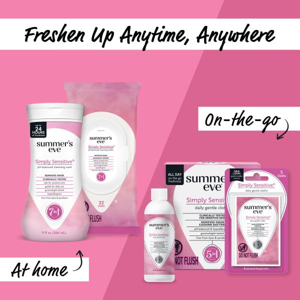 Lather demo with micellar cleansing from Summer's Eve Simply Sensitive