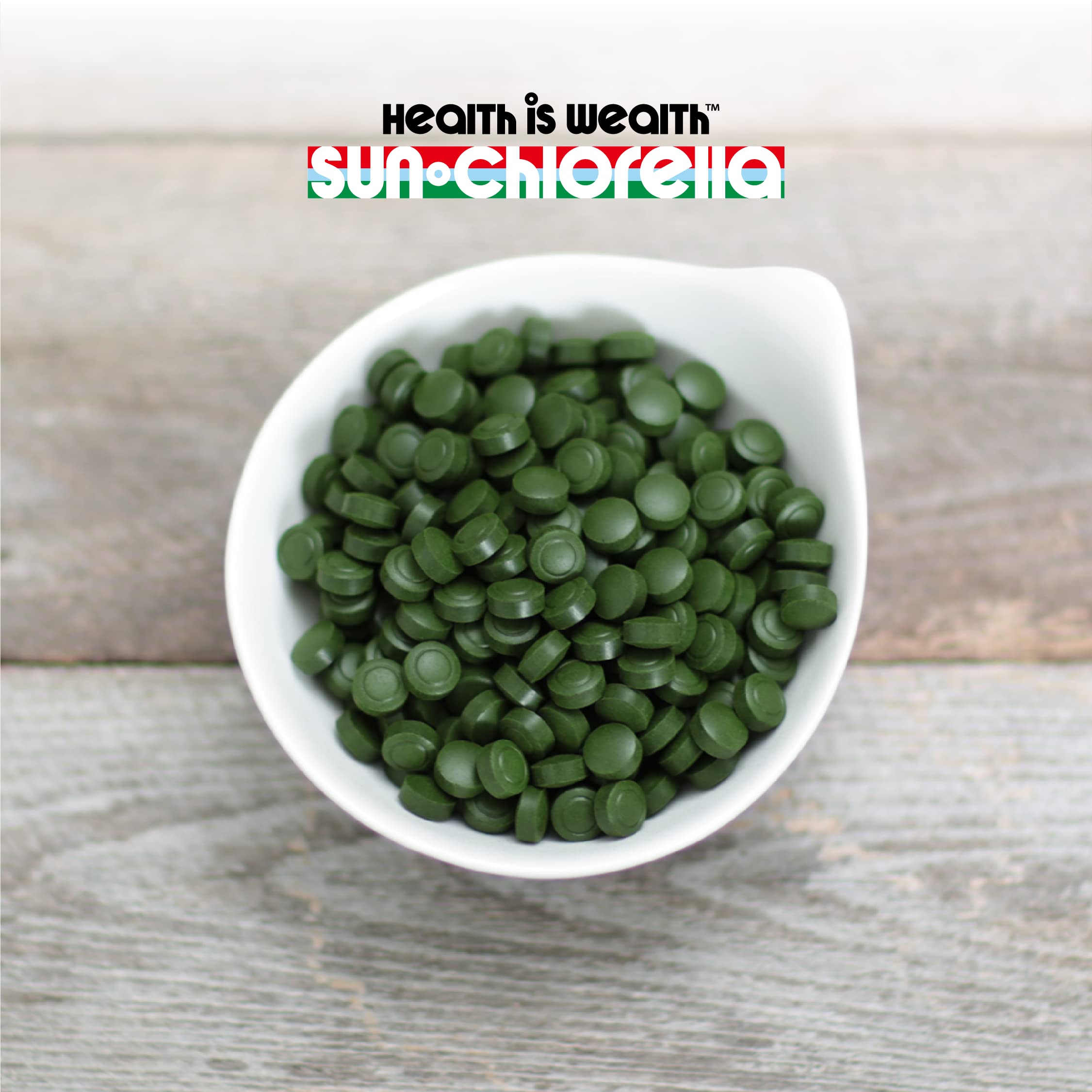 Sun Chlorella daily-use ritual for convenient nutrition.