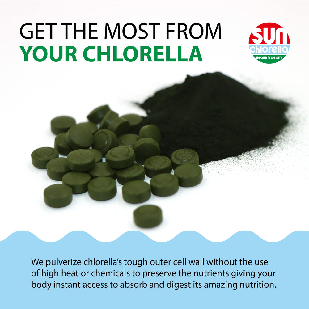 Sun Chlorella natural vitamin D source for daily wellness.
