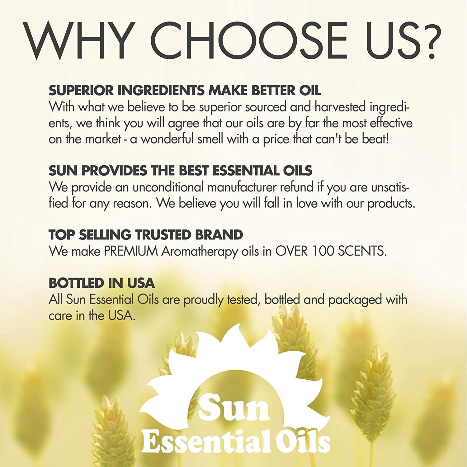 Sun Essential Oils Myrrh promotes a calm, centered atmosphere during a massage.