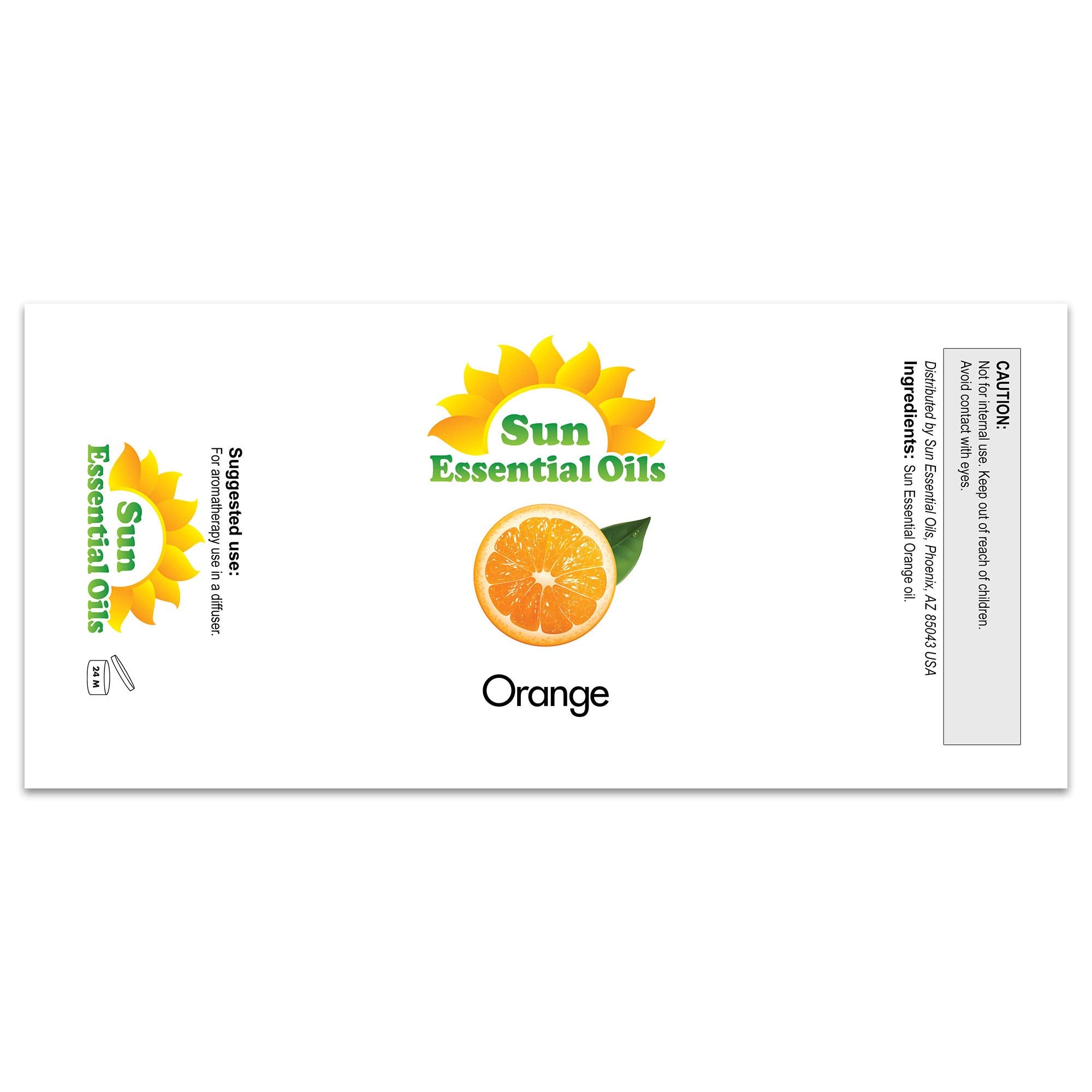 Diffuser scene featuring Sun Essential Oils Sweet Orange for uplifting mood.