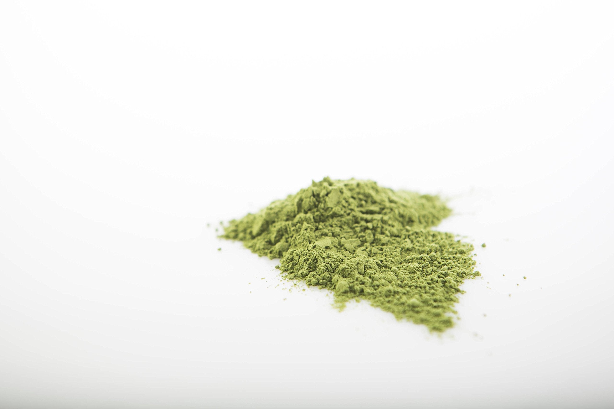 Sun Potion Moringa Leaf Powder finely milled greens texture.
