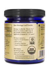 Packaging and label of Sun Potion Moringa Leaf Powder for pantry access.