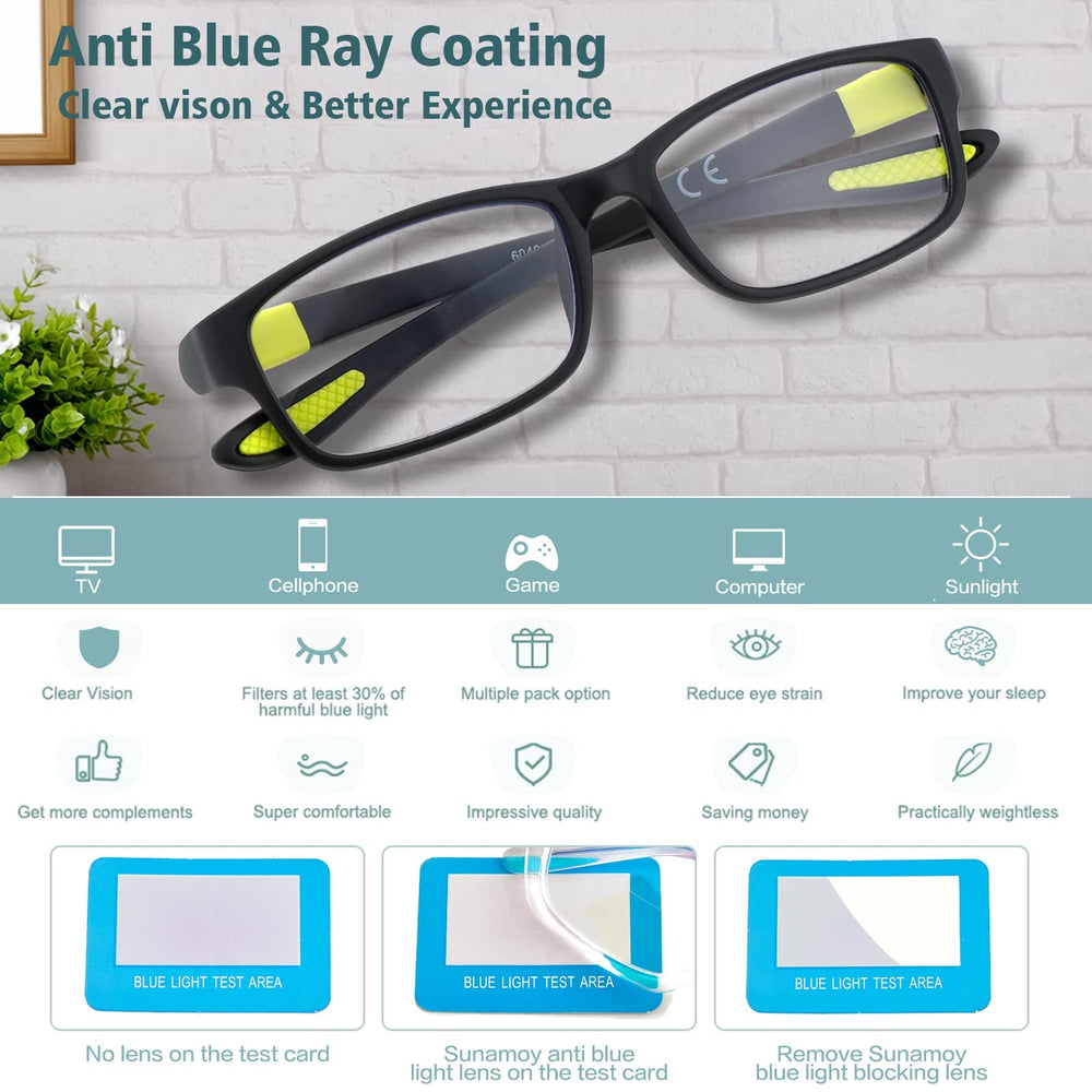 SUNAMOY auto-darkening transition eyeglasses blend style with function