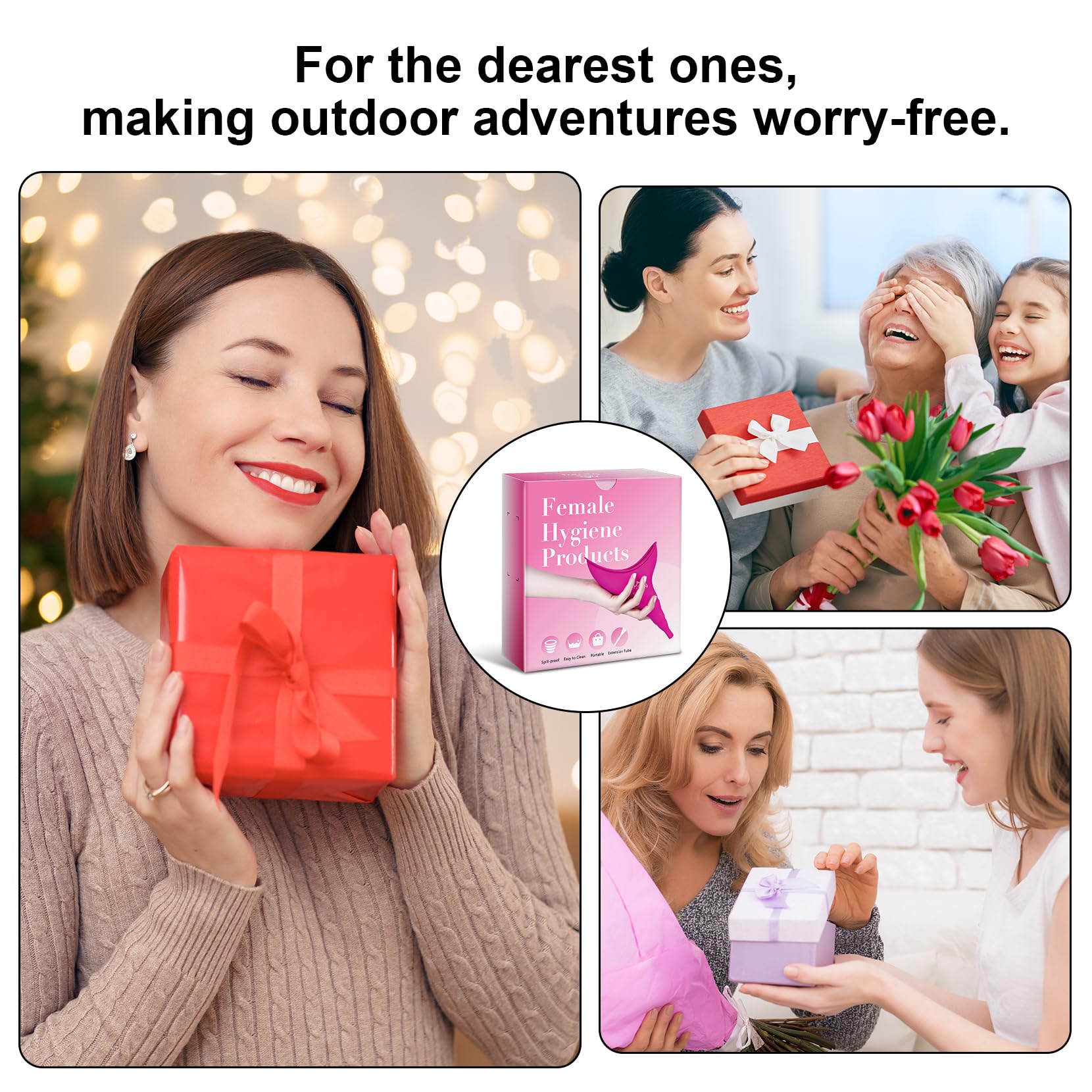 Sunany reusable silicone urinal is easy to clean with soap and water.