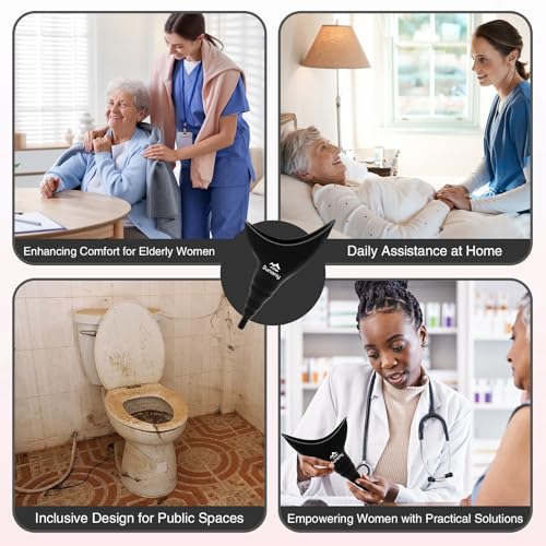 Sunany portable pee funnel supports mobility and comfort in transit or at home.