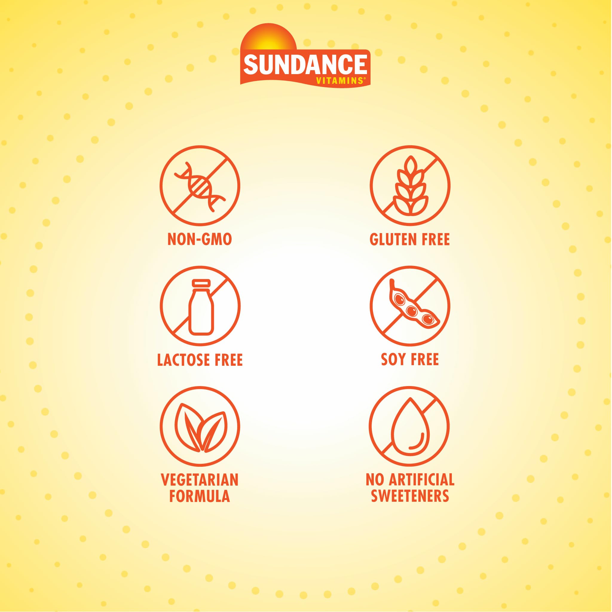 Sundance Apple Cider Vinegar Gummies label emphasizes vegan and non-GMO