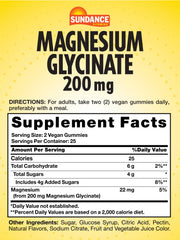 Sundance Magnesium Glycinate Gummies grape flavor close-up.