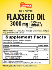 Sundance 90-softgel bottle ready to swallow for convenient daily nutrition.