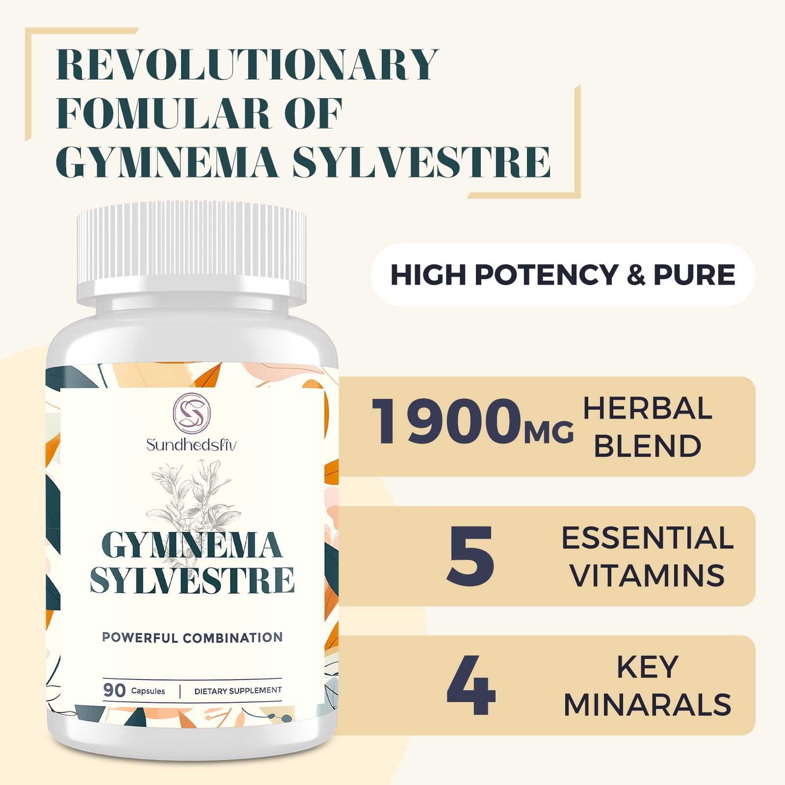 Sundhedsliv bitter melon capsules showcasing herbal blend
