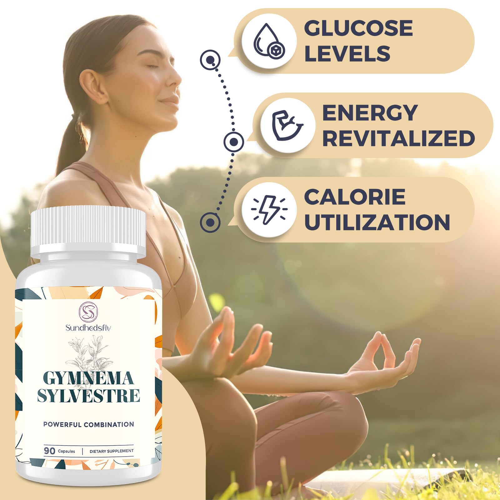 Sundhedsliv vitamin and mineral complex close-up for daily nutrition