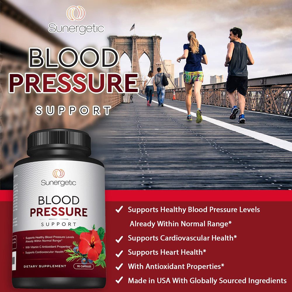 Sunergetic BP formula supports healthy circulation.
