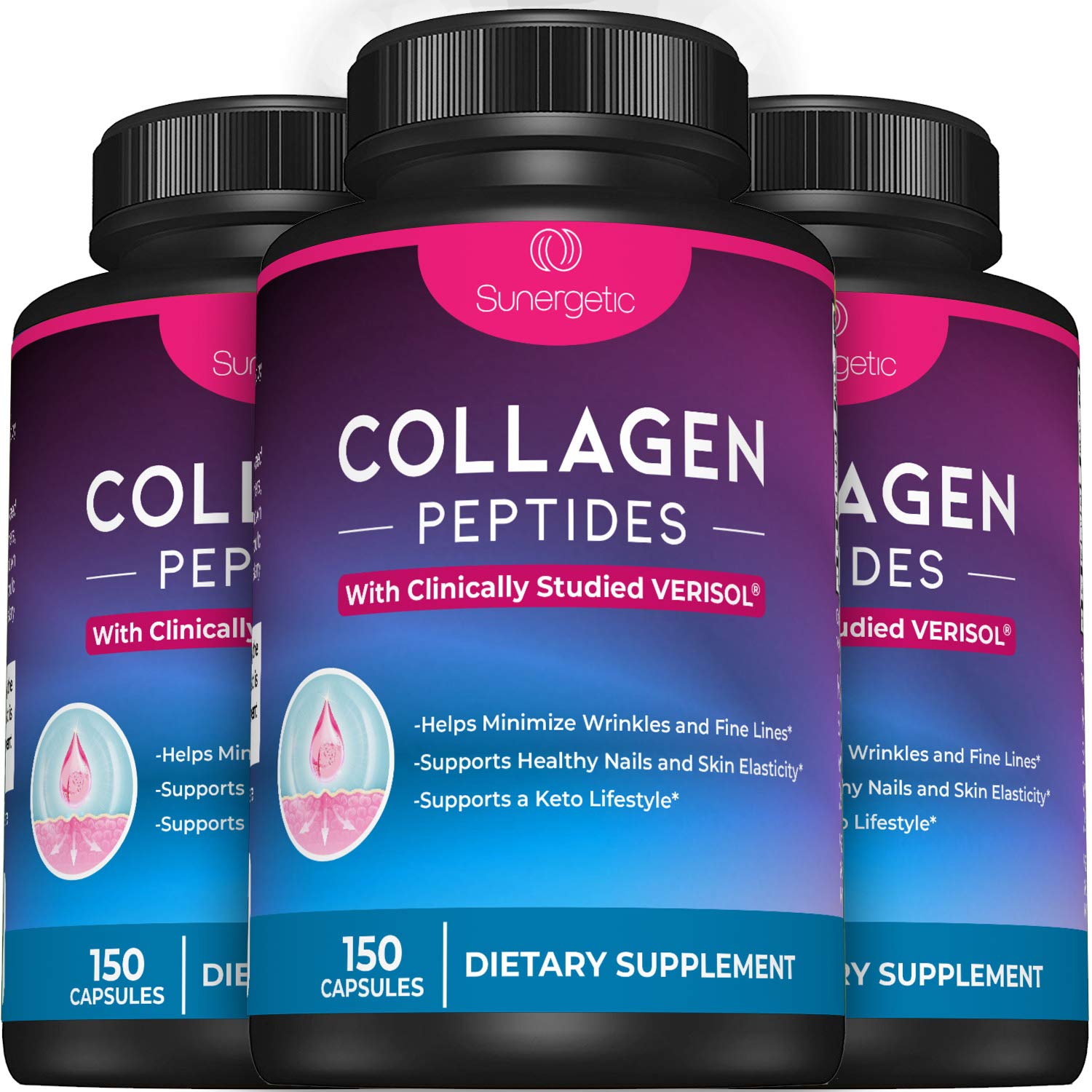 Capsules ready for daily routine on a busy schedule with Sunergetic.