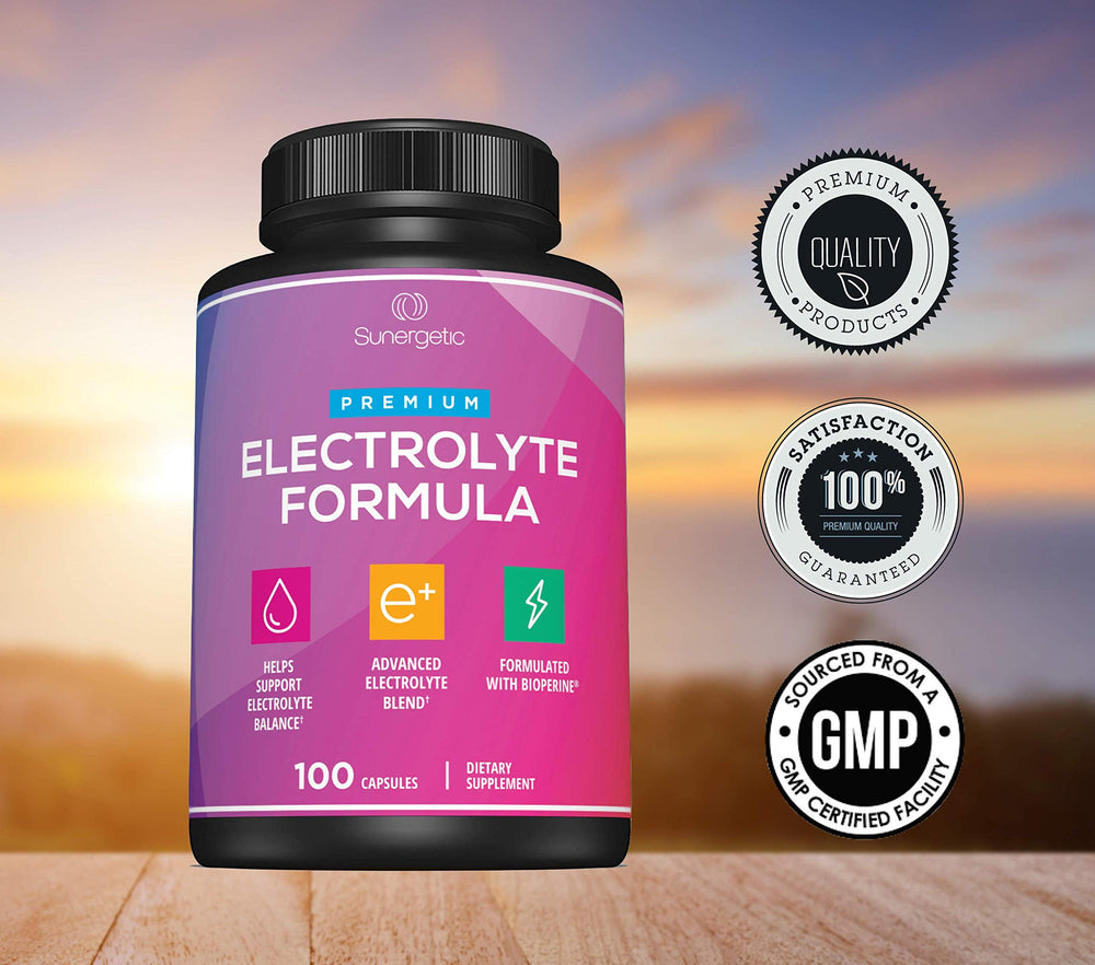 Sunergetic Electrolyte Capsules in a gym bag for workouts and recovery