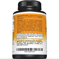 Sunergetic turmeric and organic black pepper dosage shown on the label.