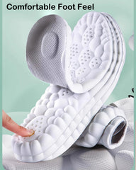 sunerme breathable memory foam insoles; keeps feet cool and dry
