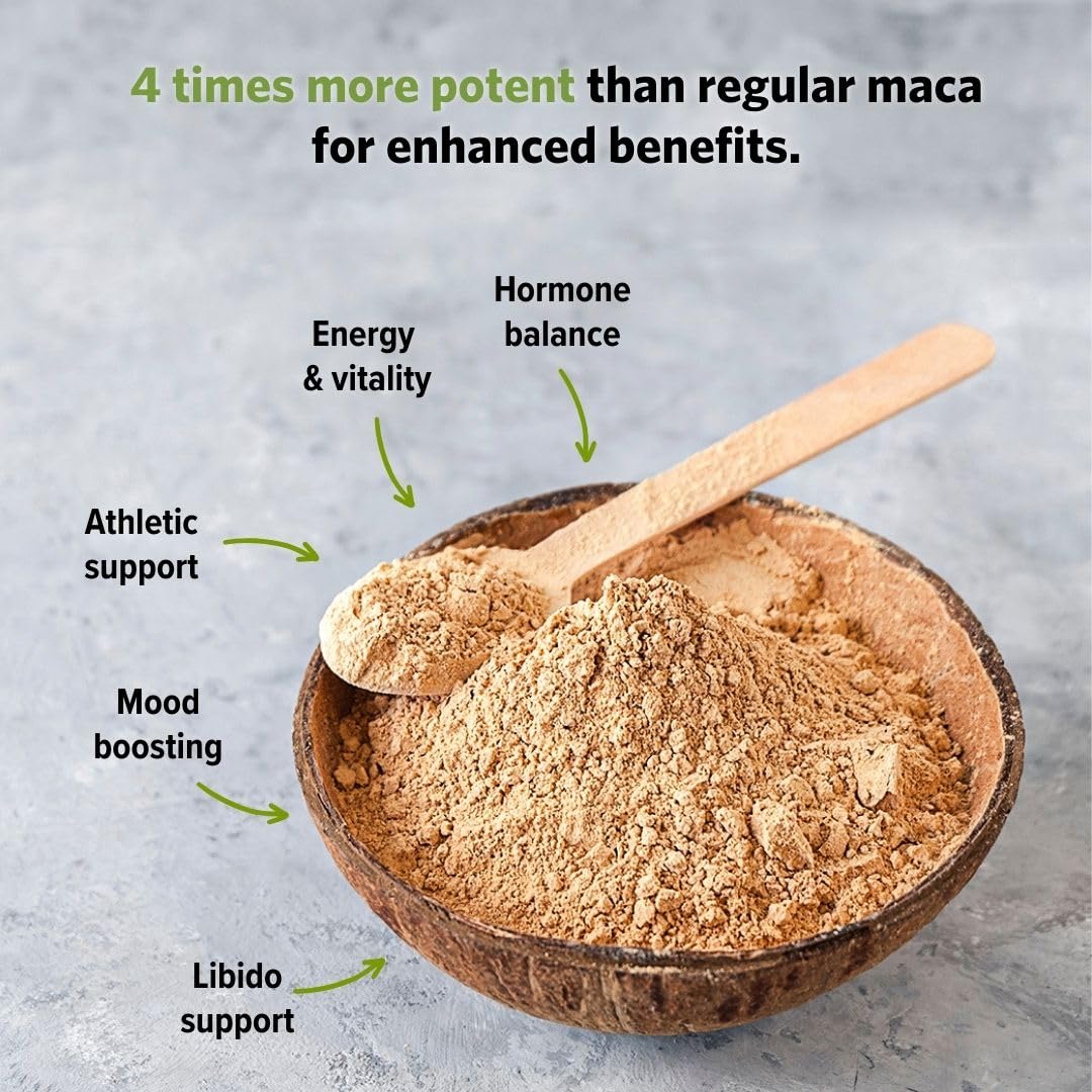 Sunfood Maca Extreme 8oz bag for convenient daily use