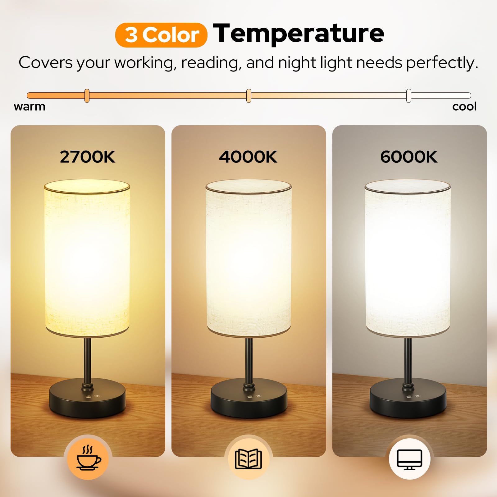SUNKENET happy lamp remote control for easy setup from across the room.
