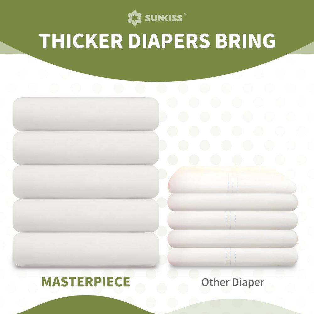 SUNKISS Masterpiece core closeup revealing high absorbency and odor control