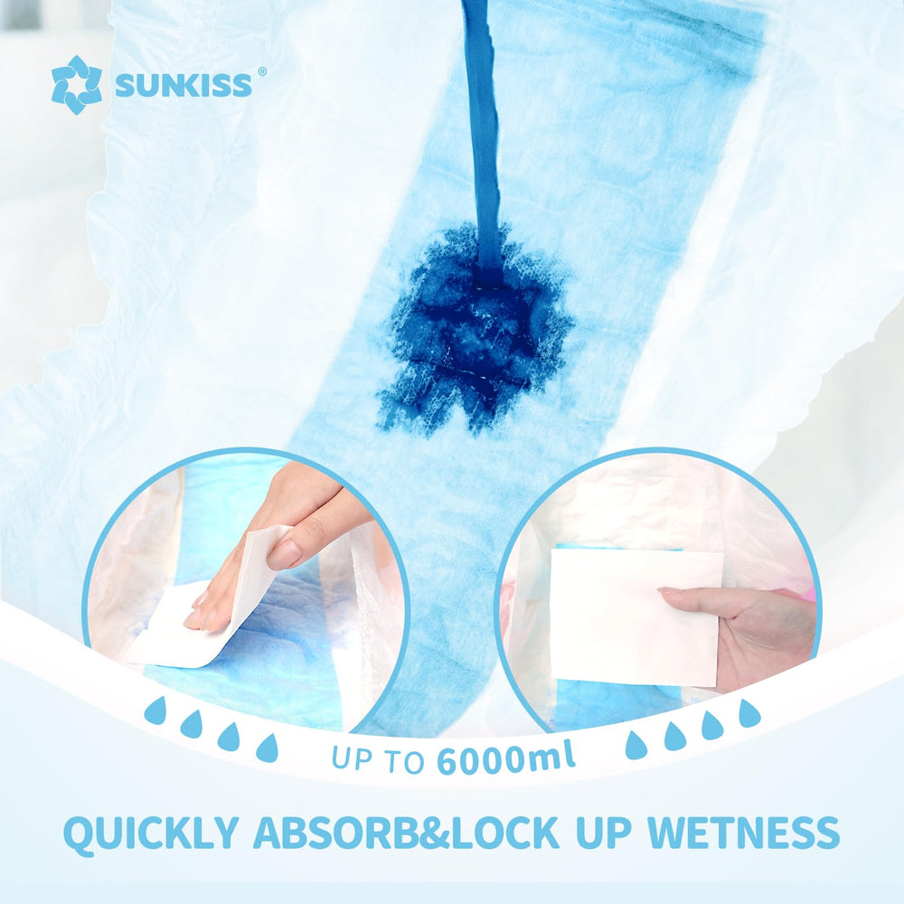 SUNKISS Masterpiece core closeup demonstrates fast absorption and reliable dryness.