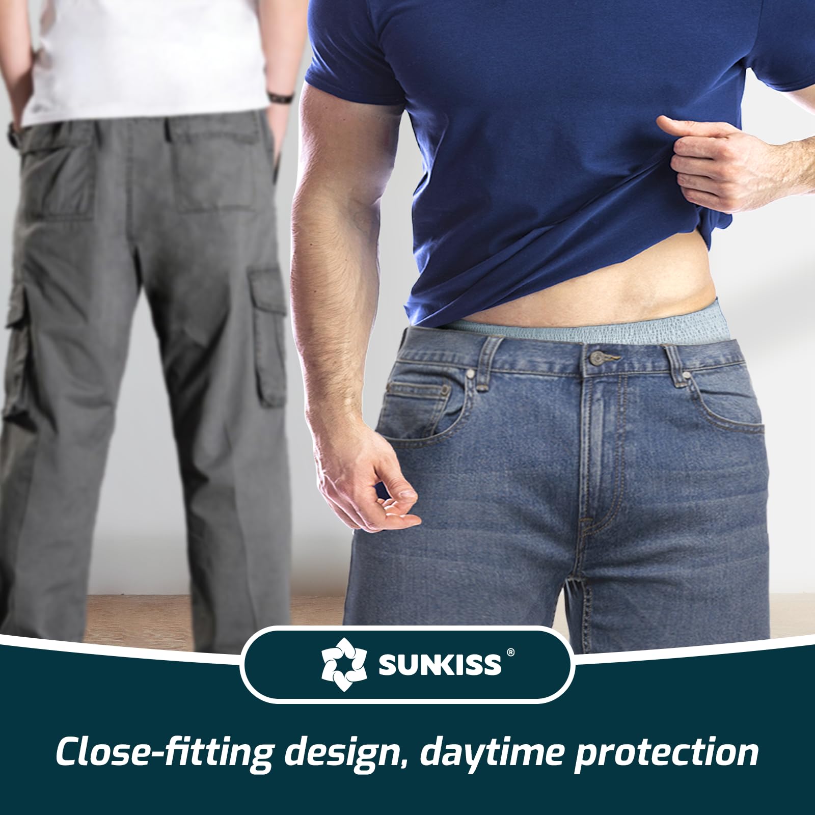 SUNKISS absorbent core showing quick absorption and gel formation
