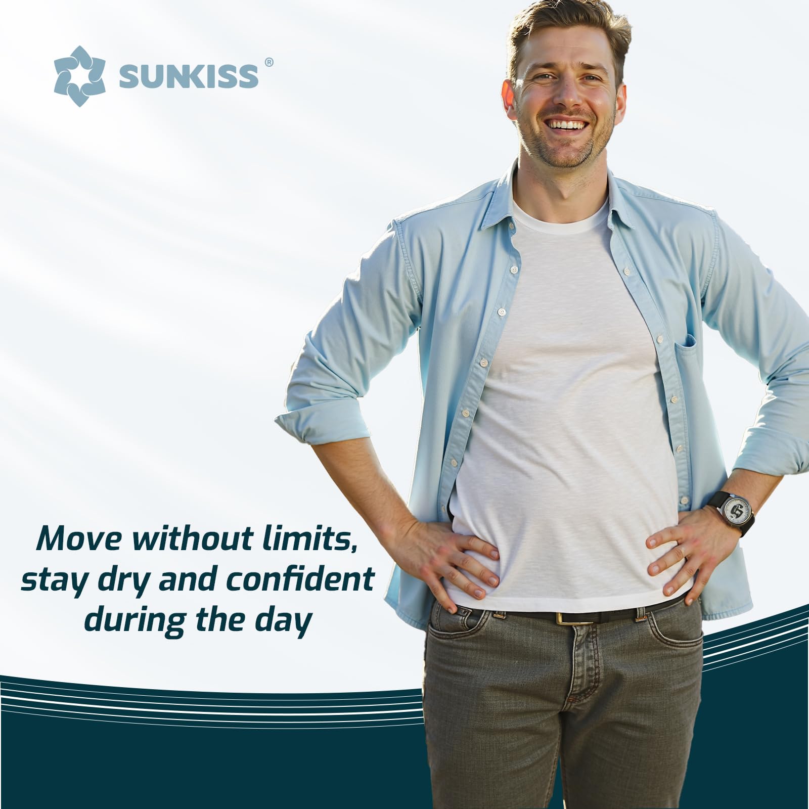 SUNKISS odor-control feature for discreet wear