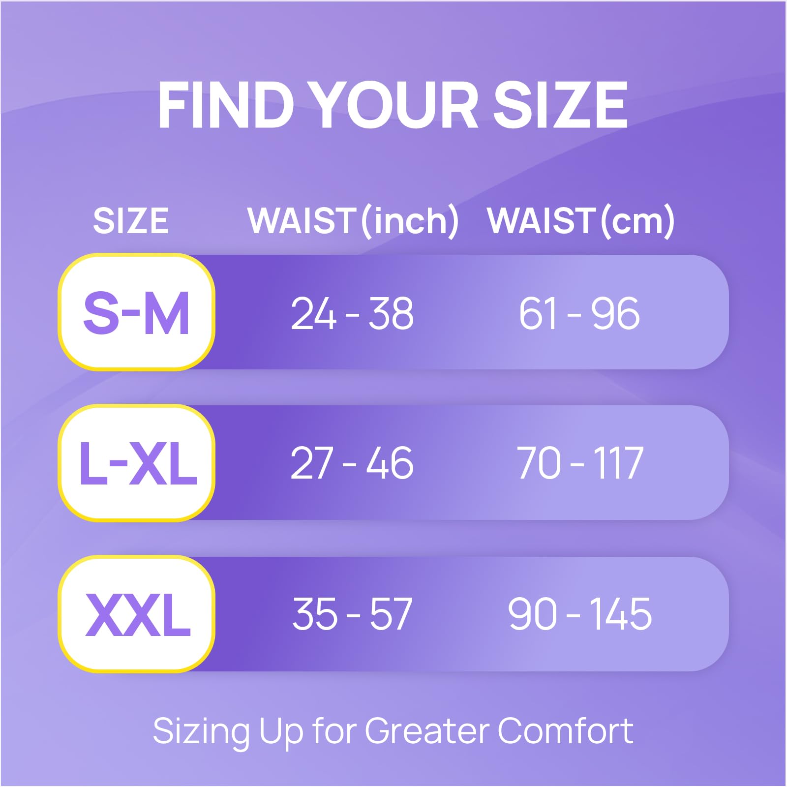 SUNKISS soft, breathable fabric minimizes friction and irritation.
