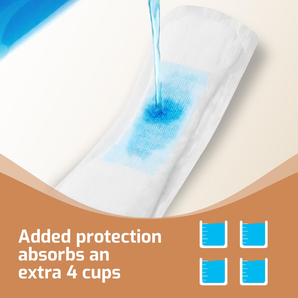 SUNKISS booster pad with adhesive strip for precise placement on underwear.