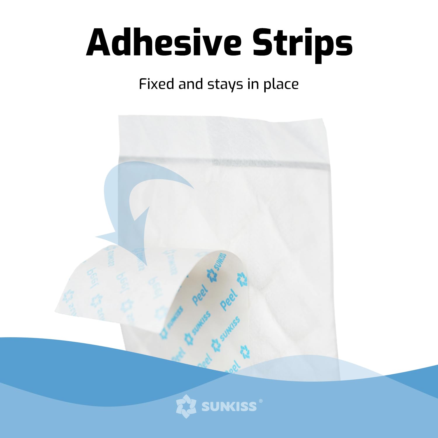 SUNKISS Trustplus Booster Pads 15x4 insert in underwear to extend protection