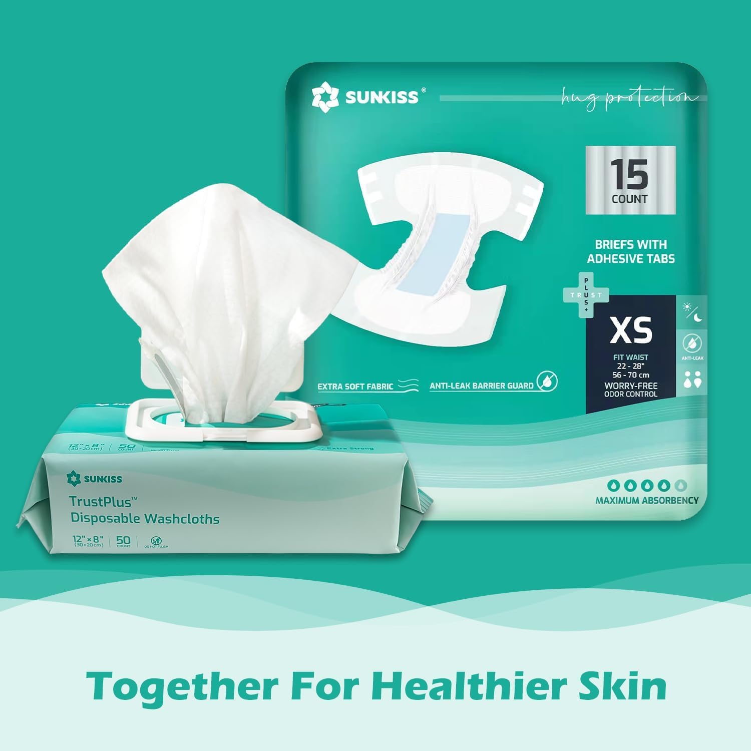 Breathable fabric in SUNKISS TrustPlus for all-day comfort.