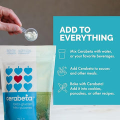 Sunny Boy Cerabeta barley powder packaging box with a clean, non-GMO fiber label.