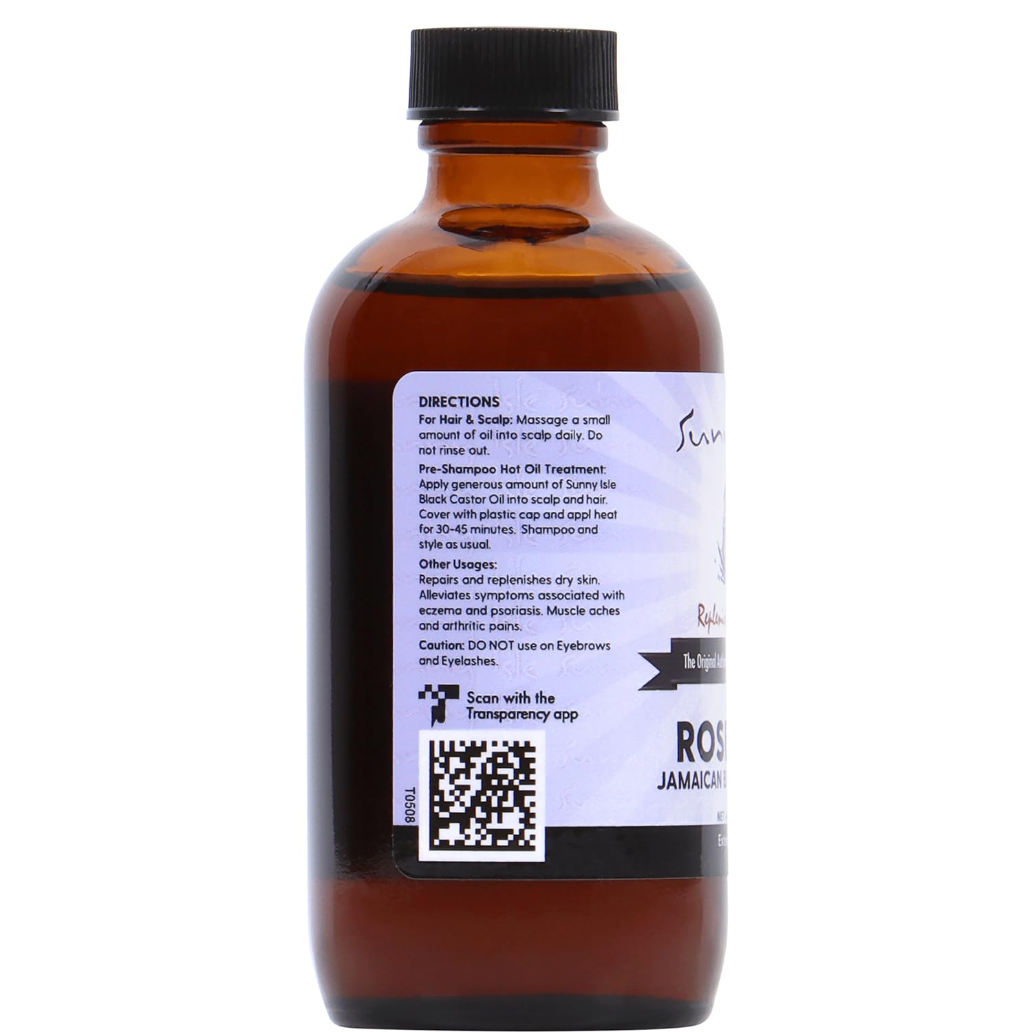 Sunny Isle natural oil texture emphasizes purity and richness.