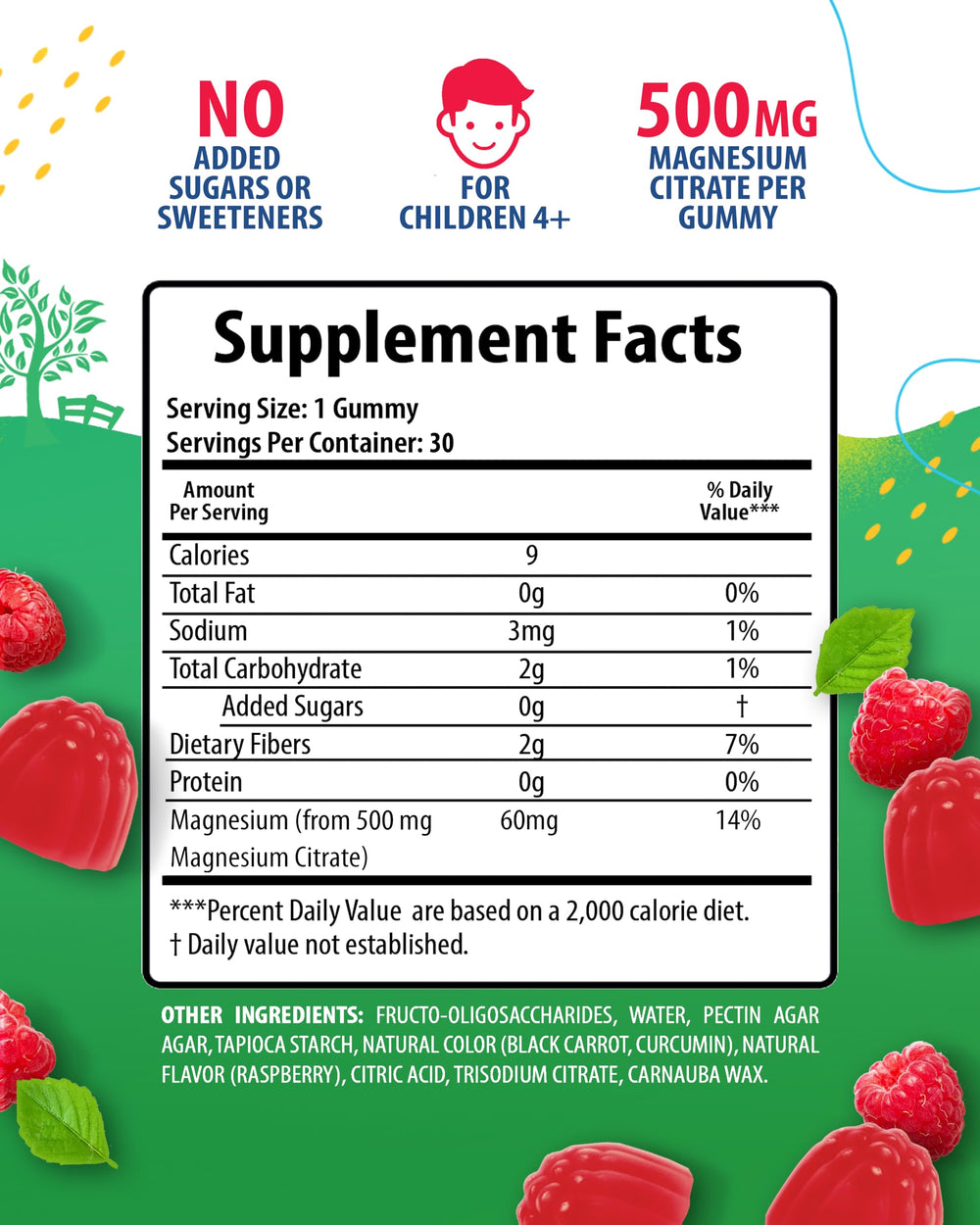 Sunny Sam raspberry-flavor gummies close-up highlighting kid-friendly chewable form