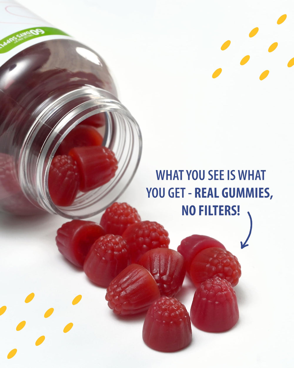Sunny Sam gummies with soft texture and fruity aroma appealing to kids