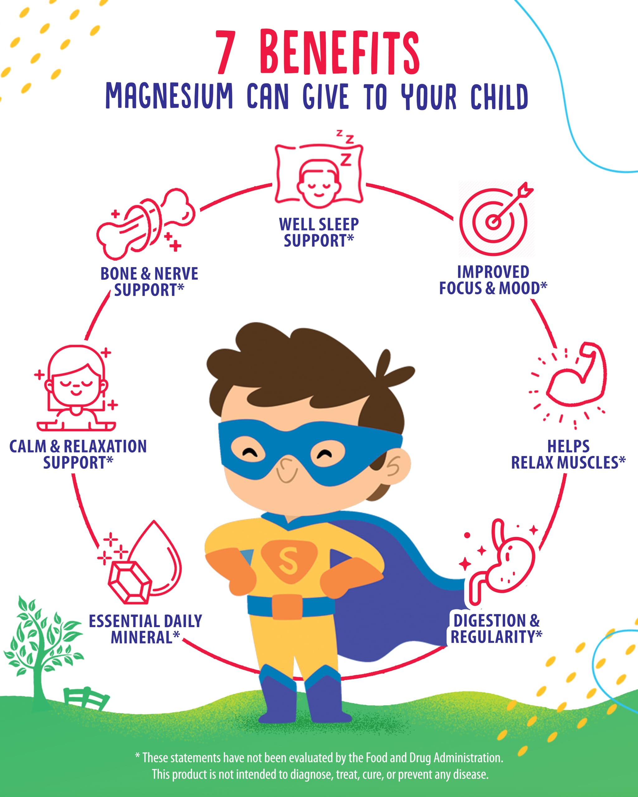Sunny Sam raspberry-flavored magnesium gummies for kids offer a tasty daily mood balance option