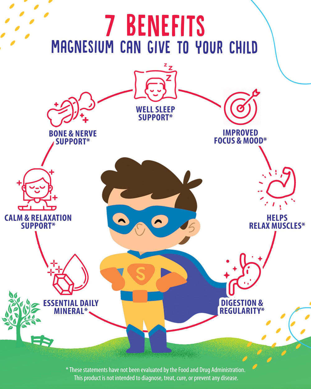 Sunny Sam raspberry-flavored magnesium gummies for kids offer a tasty daily mood balance option