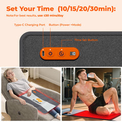 Sunruf red light therapy pad for shoulder relief with wrap-and-go design