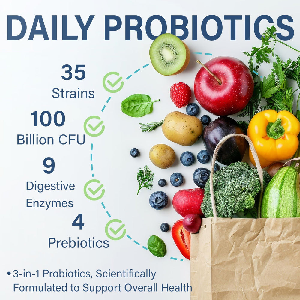 Sunshine & Rain label highlights 100B CFU and 35 strains for gut balance