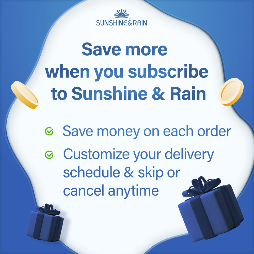 Sunshine & Rain probiotic blend ready to support daily wellness routines