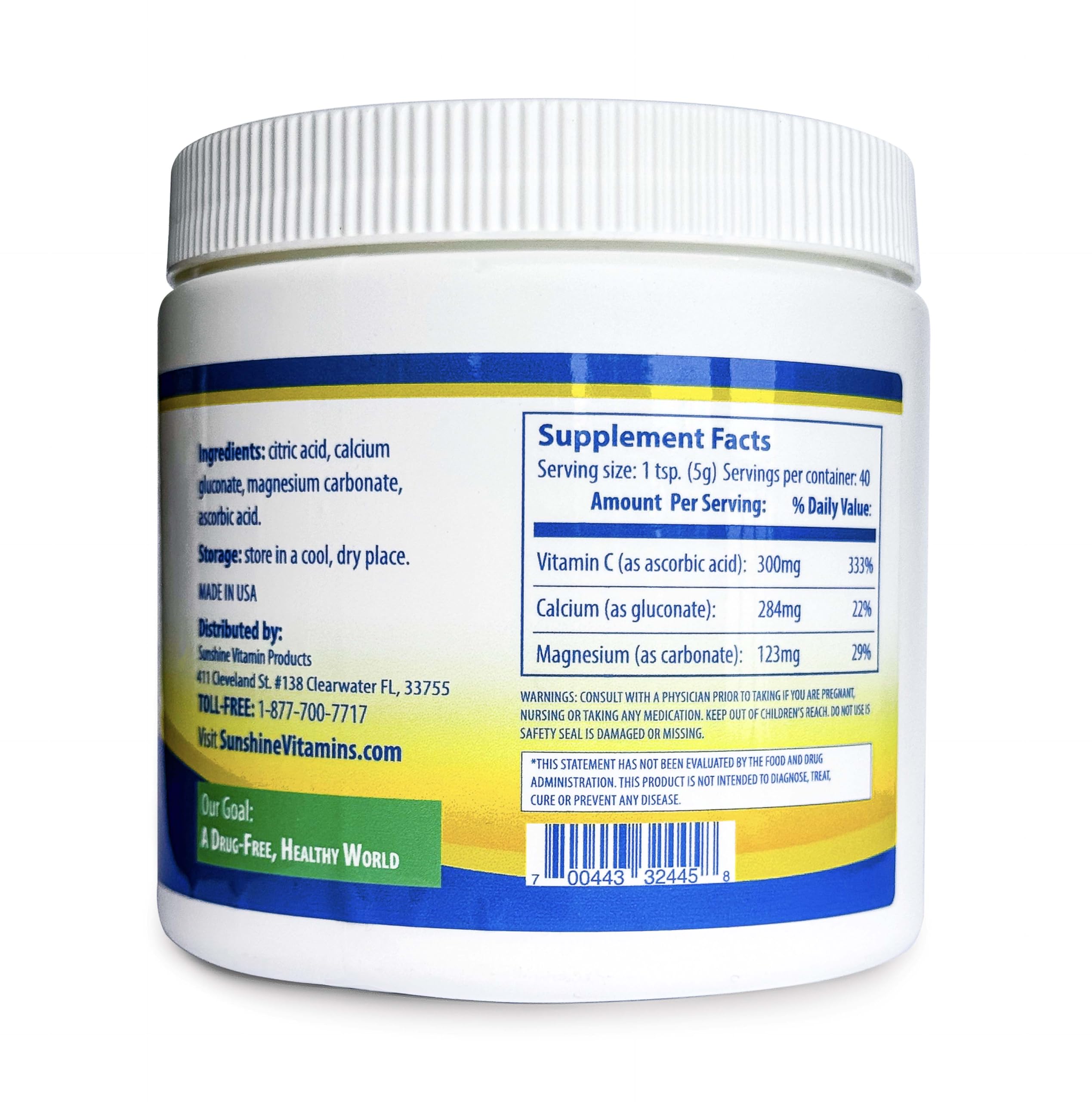 CalMag-C powder being poured, illustrating quick absorption