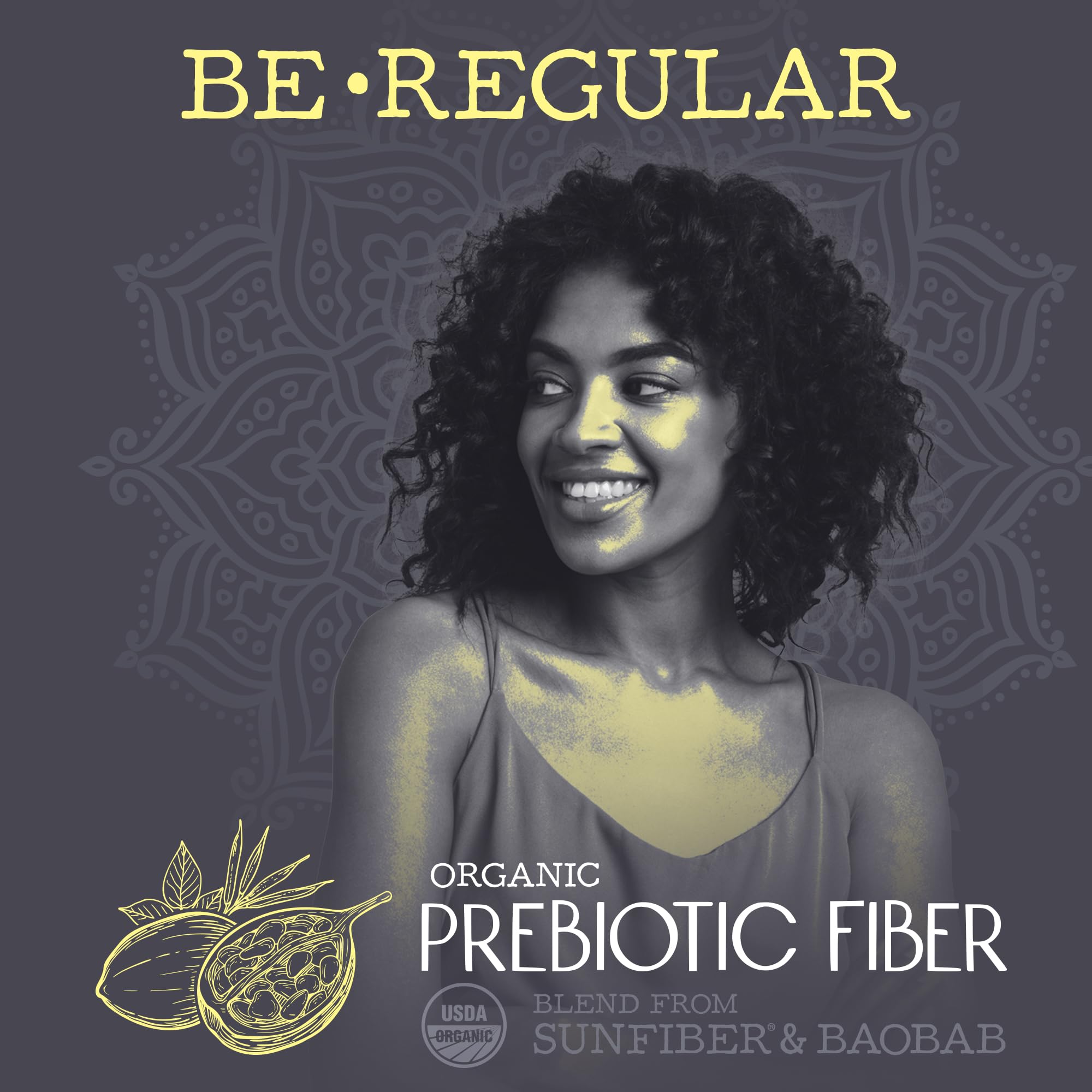 Sunwarrior Be Well Prebiotic Fiber supports regularity with plant-based ingredients.