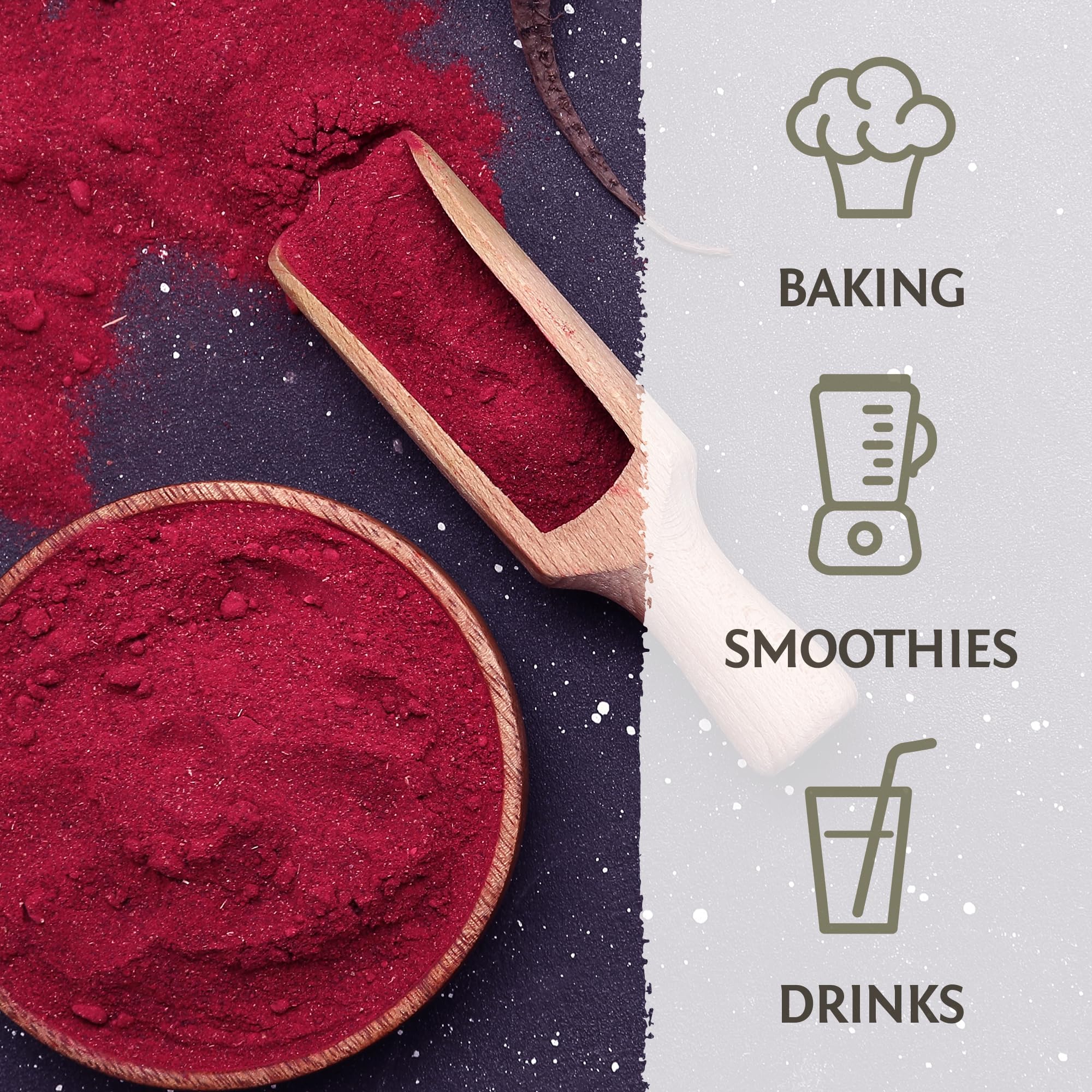 Sunwarrior Beet Root Powder in a morning smoothie for color and nutrition.