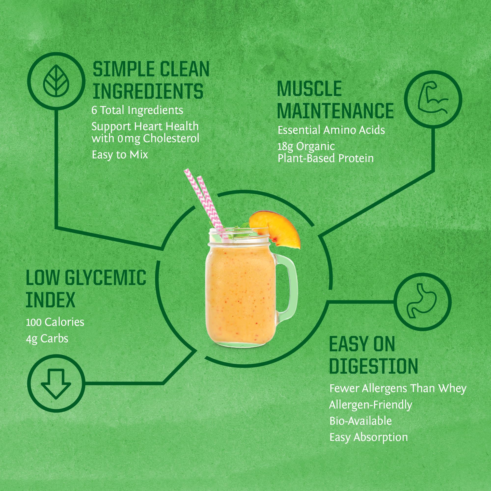 Sunwarrior brown rice protein powder ingredients close-up highlights single source brown rice.