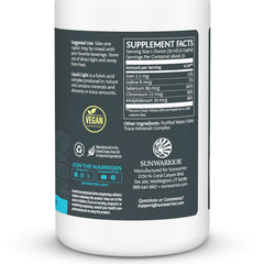 Sunwarrior Fulvic Acid Drops pour demonstrates precise dosing for pre and post workouts.